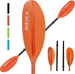 HIKULA paddle assembled front view showing compact travel-ready design and portability