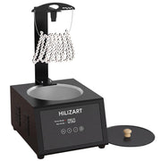 Hilizart front view wax pot showing controls and benefits of easy operation