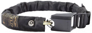 Hiplok Gold front view showing lock and speedy buckle for easy carry