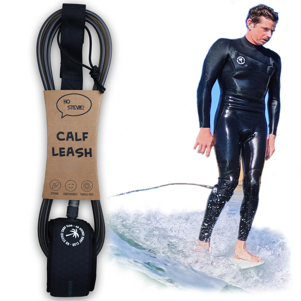 Ho Stevie! calf leash front view showing whole leash and cuff benefit