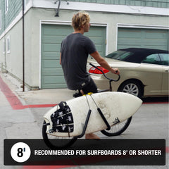 Ho Stevie! padded contact detail protecting board and bike paint while minimizing damage benefit