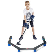 Hockey Revolution front view showing 5-rib design and portability benefit