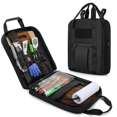 HODRANT front view showing compact packed organizer and easy transport