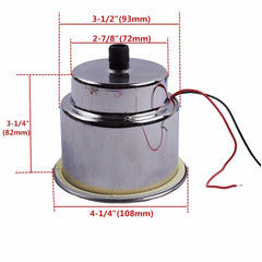 Hoffen drain hole and hose barb detail enabling easy liquid drainage