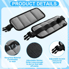 Hollowfly aquatic dumbbells and cuffs used in pool for low-impact exercise