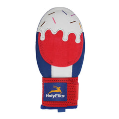 HolyElks palm close-up showing reinforced cushioning that absorbs shock