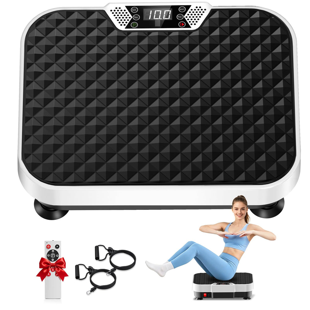 HomePoweron vibration plate front view showing compact low-impact training