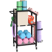 HOOBRO front view showing compact organized storage and space-saving benefit