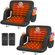HOPERAN front view of heated stadium seat showing padded comfort and quick warmth