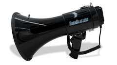 HornBlasters megaphone in use at event demonstrating clear crowd communication