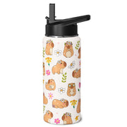 Hqhzaha capybara bottle front view showing cute design and portability
