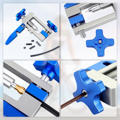 HSOKEW cutter cutting a brake hose cleanly to reduce leaks and improve seating
