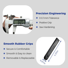 HUBAKO removable rubber handle detail for secure comfortable grip during repairs