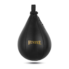 HUNTER speed bag front view showing durable PU leather and large striking area for reliable training