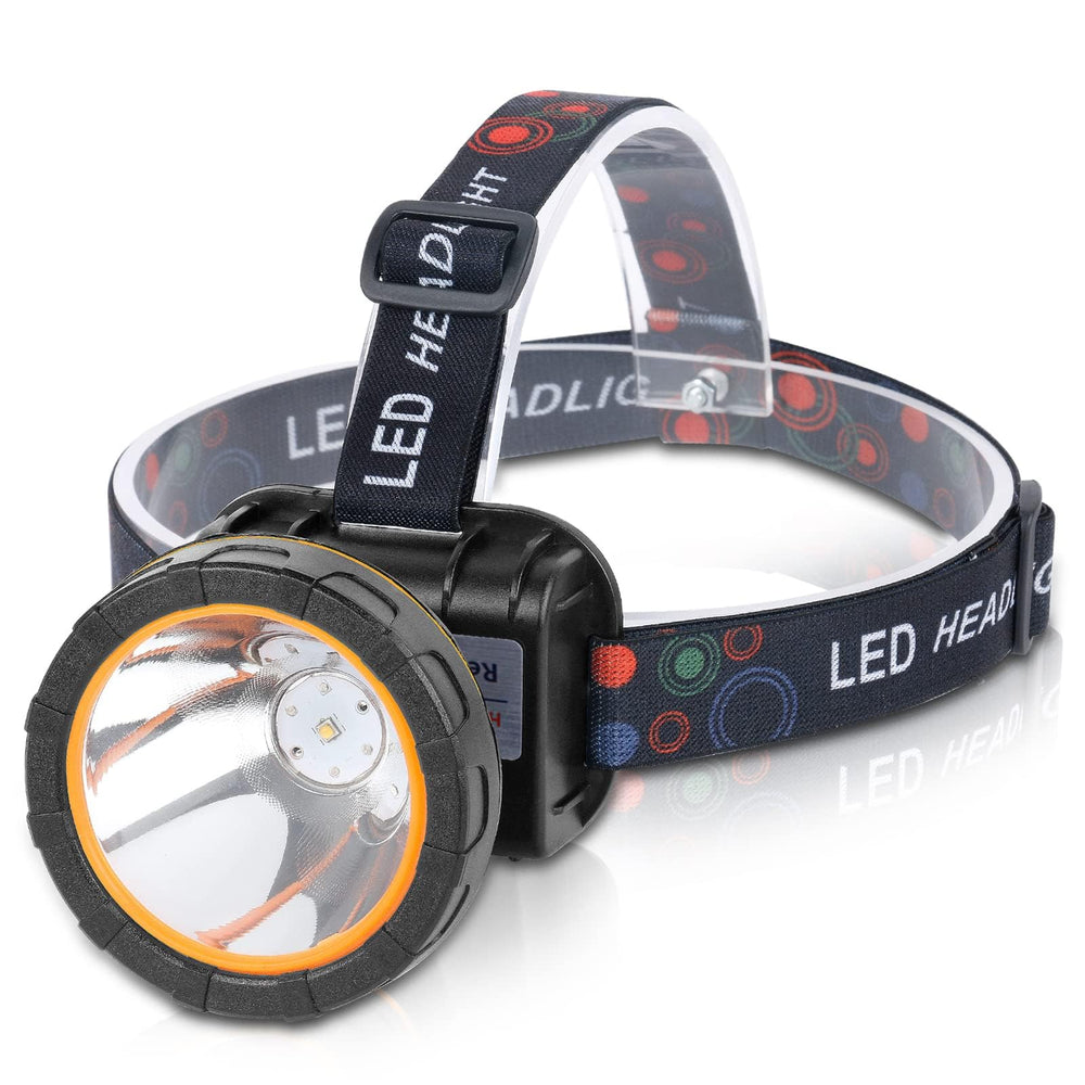 Hunting friends front view headlamp showing compact design and bright beam benefit
