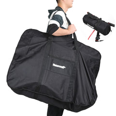 HUNTVP front view of the 26-inch bike travel bag showing protection benefit