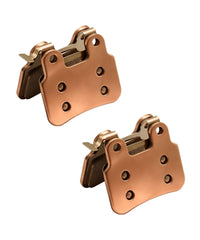Hustimo brake pads front packaging showing included two-pad set and compatibility