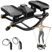 HXD-ERGO front view showing compact stepper and stable base for quiet workouts