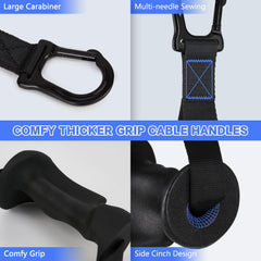 HXD-ERGO detailed strap stitching reinforced for durability and safety