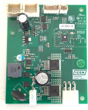 Hydra Fitness Exchange front view of controller board showing ports and ready fit