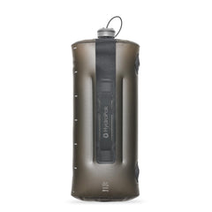 HydraPak Seeker collapsed in storage bag for easy packing benefit