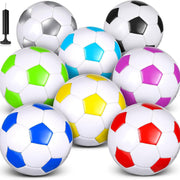 HyDren front packaging showing eight size 5 soccer balls and pump for team readiness
