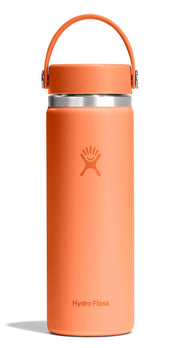 Hydro Flask front view showing 40 oz Nectar Orange bottle and logo for bold color