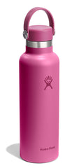 Hydro Flask flex cap closeup highlighting leakproof seal and comfortable handle for carrying