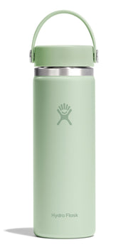Hydro Flask front view aloe green bottle showing durable finish and easy grip