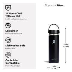Hydro Flask in backpack lifestyle scene showing on-the-go portability