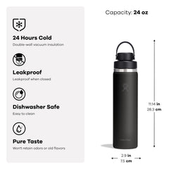 Hydro Flask Flex Chug lid closed highlighting leakproof travel reliability