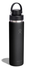 Hydro Flask wide mouth with ice inside demonstrating long-lasting cold