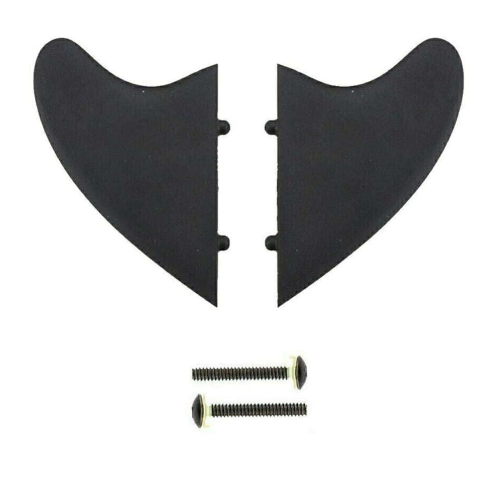 Hyperlite 1.5" fish fin kit front view showing durable polymer and easy-install benefit