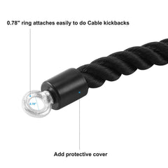 HYVAWO chrome-plated ring attachment showing corrosion resistance and easy setup