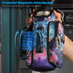icolor close-up of five built-in magnets demonstrating secure attachment to metal surfaces