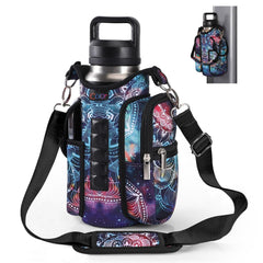 icolor front view mandala design showing full carrier and pockets for style and organization