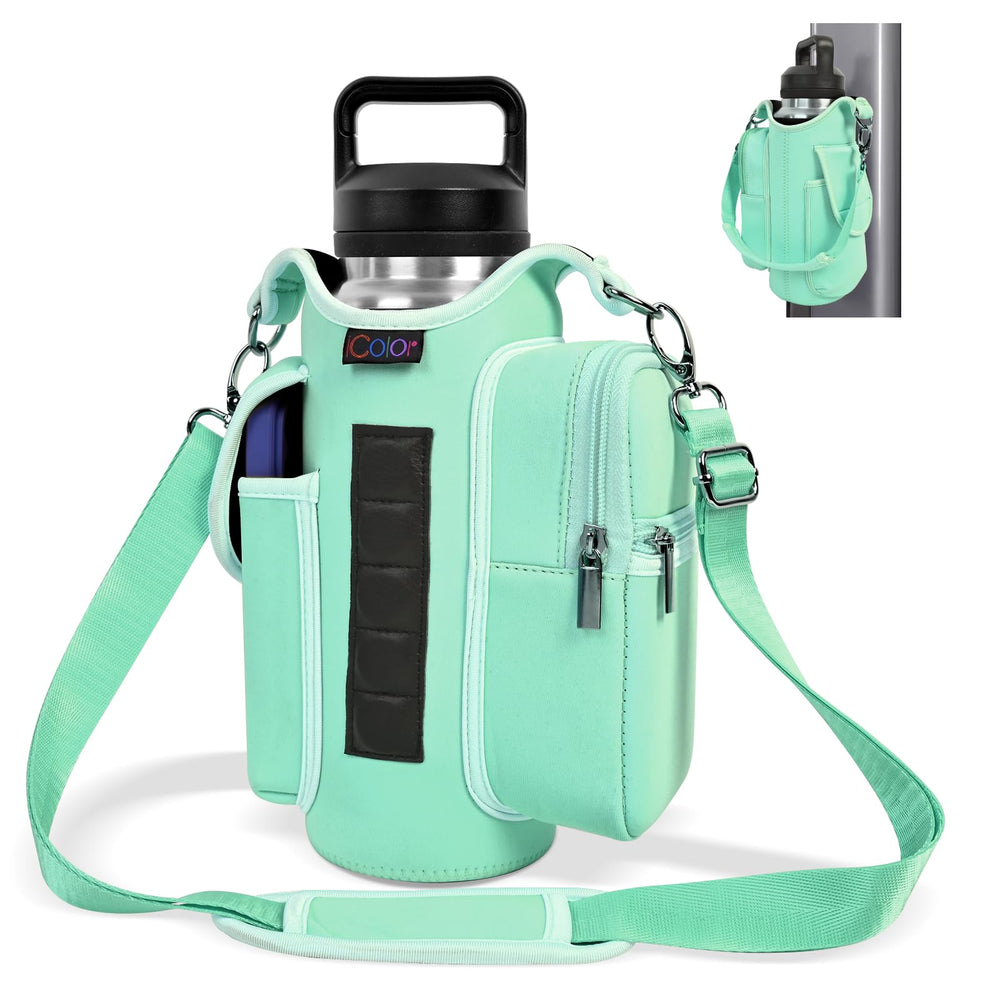 icolor front view showing strap and clean profile for easy carry