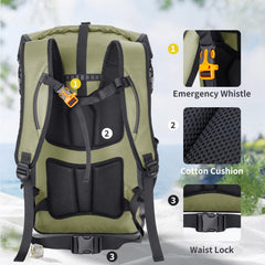 iculbag interior pocket and main compartment organized for gear protection