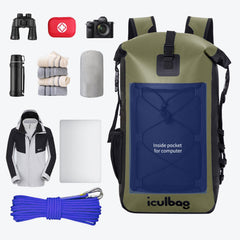 iculbag side mesh pocket and exterior hook for quick-access and secure carry