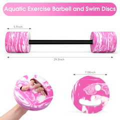 IEBIYO discs layout flat showing 7-inch discs for adjustable buoyancy and resistance