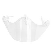 IMIKEYA clear front view showing full throat coverage and unobstructed vision