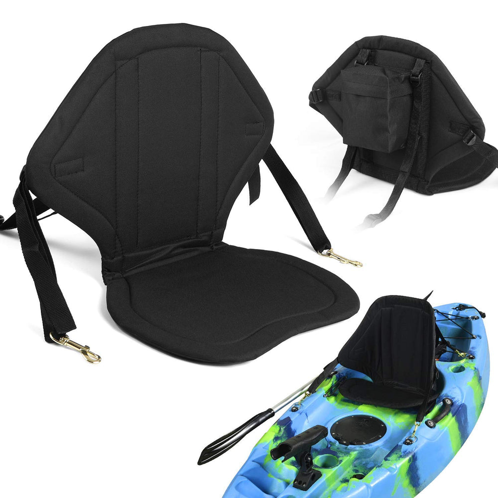 inbesk front view of high back kayak seat showing comfortable cushioning and support