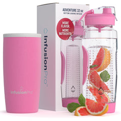 Infusion Pro front view showcasing bottle and sleeve for stylish hydration