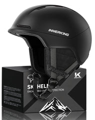 InnerKing helmet front view showing matte finish and secure fit benefit
