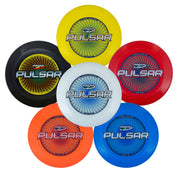 Innova Pulsar front view showing six colored discs and official logo, clear identification
