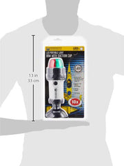 Innovative Lighting 560-1110 mounted on boat bow at night for clear temporary navigation visibility