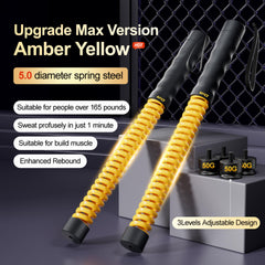 IPO handle close-up showing spiral texture and ventilation for improved grip and comfort