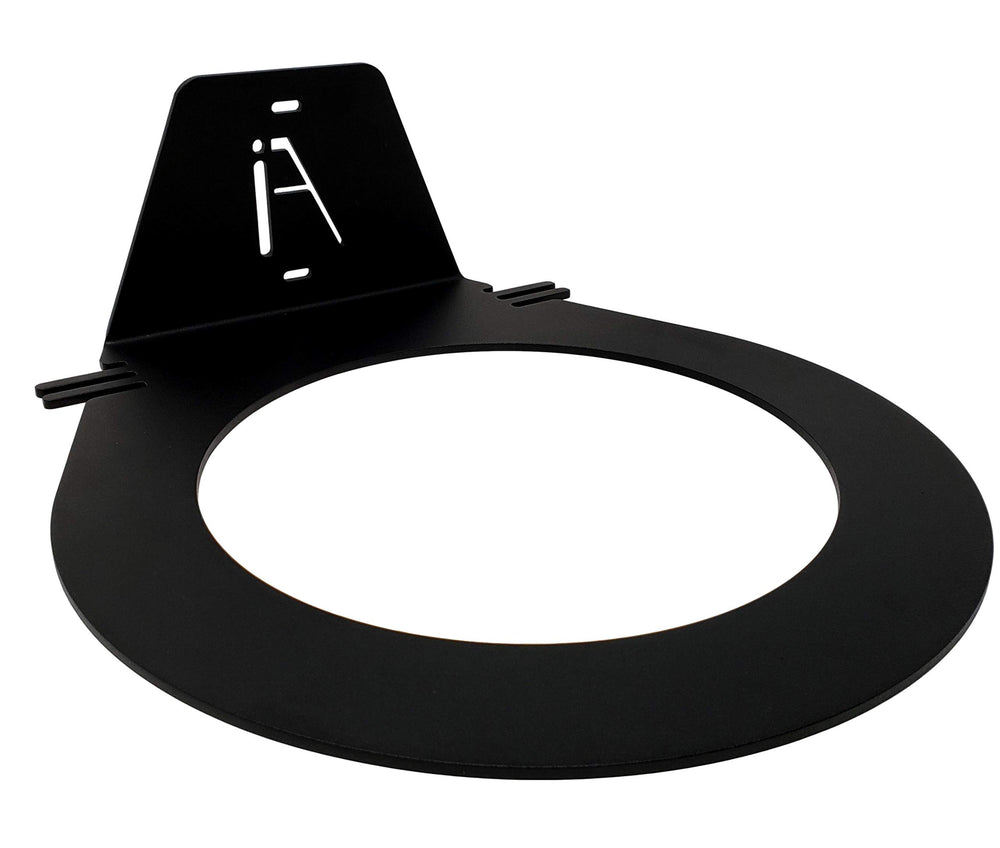 IRON AMERICAN front view of wall-mounted ring showing compact storage benefit