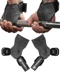 Iron Bull Strength Ez-Gripz V2 front view showing compact grip and strap support