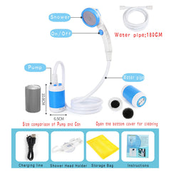 Iron Hammer handheld shower head close-up with ergonomic grip for comfortable rinsing